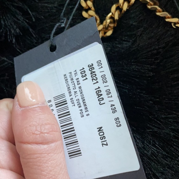 YSL Kate monogram polka dot black/cream shoulder bag ✨ final price ✨ 🎉HP🎉 - Picture 9 of 15